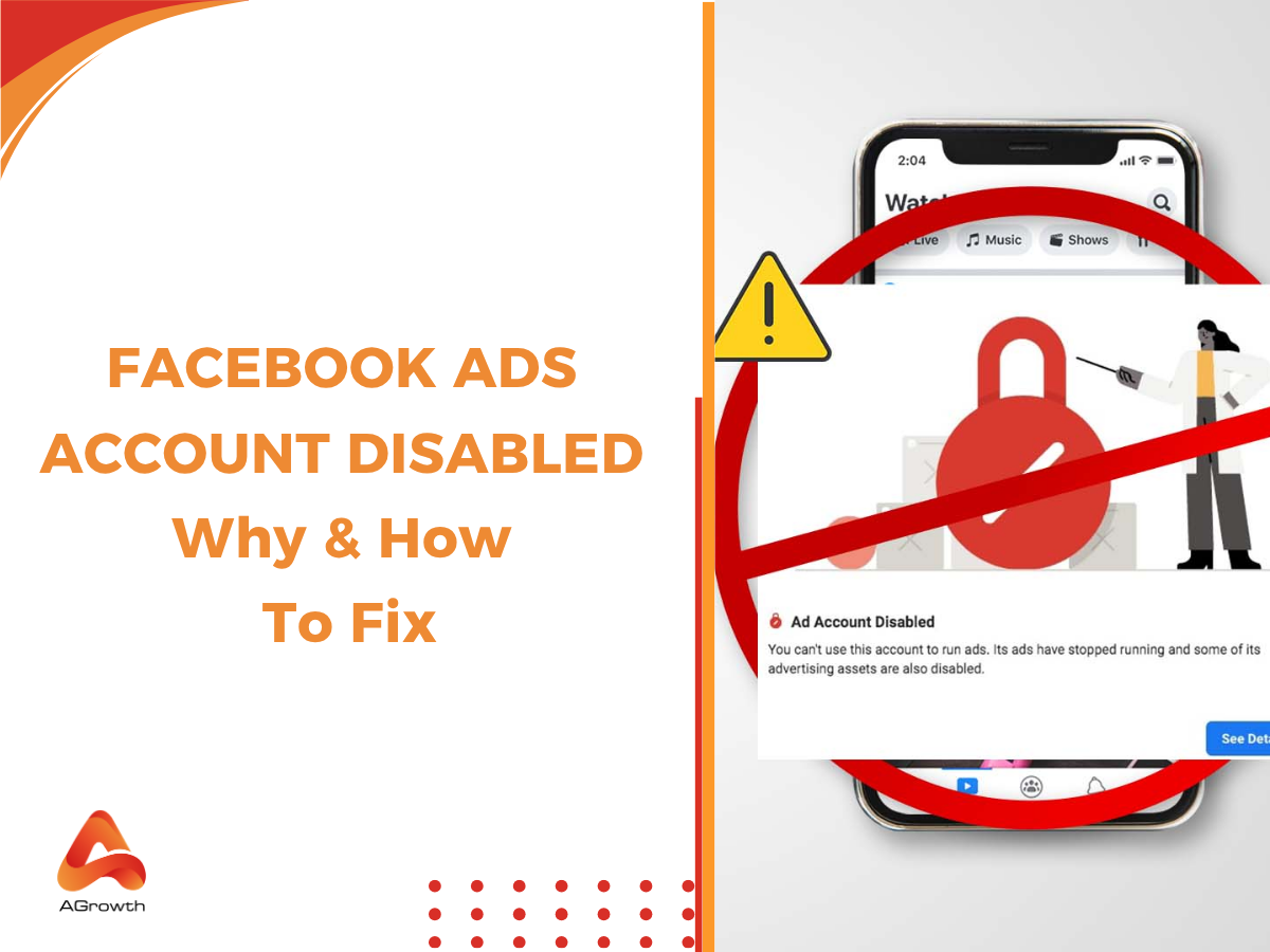 Facebook ad accounts disabled