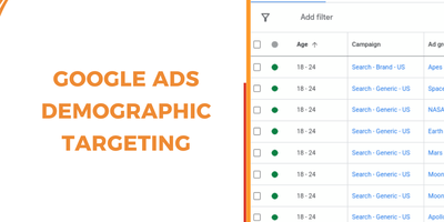 Google Ads Demographic Targeting