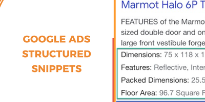 Google Ads structured snippets