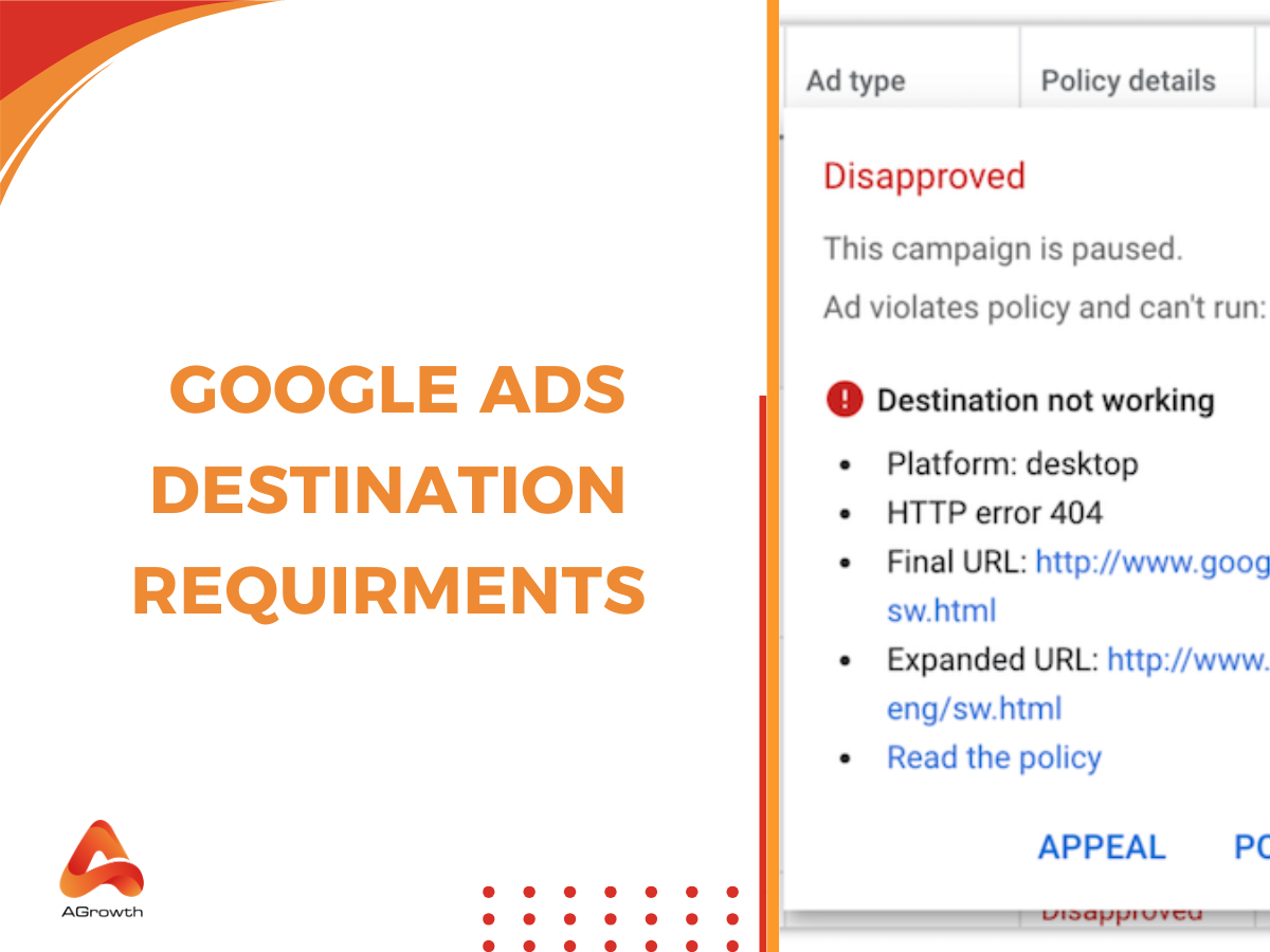 Google Ads Destination Requirements: Ensure Your Landing Pages Comply