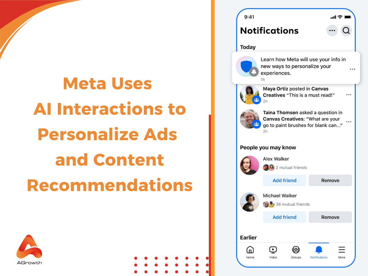 Meta Uses AI Interactions to Personalize Ads and Content Recommendations