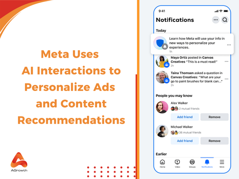 Meta Uses AI Interactions to Personalize Ads and Content Recommendations