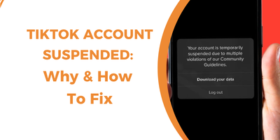 TikTok ads account suspended