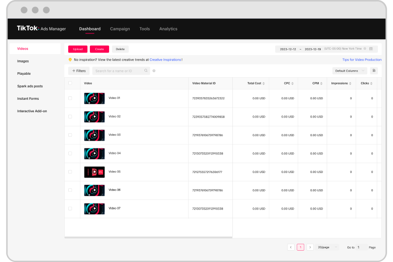 TikTok ads manager