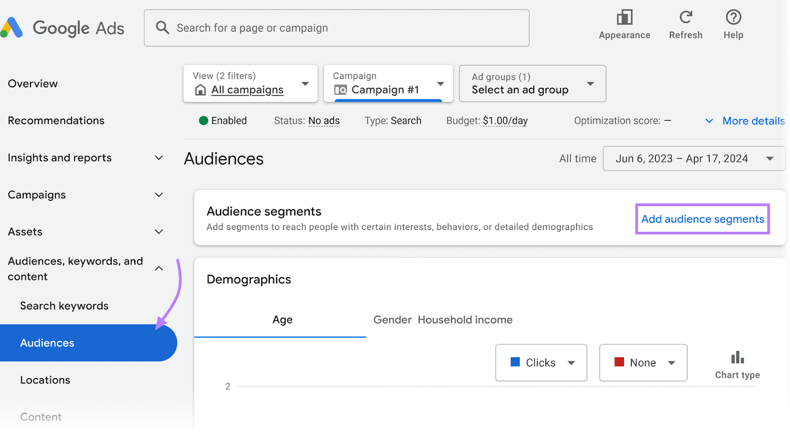 Add "Audience"