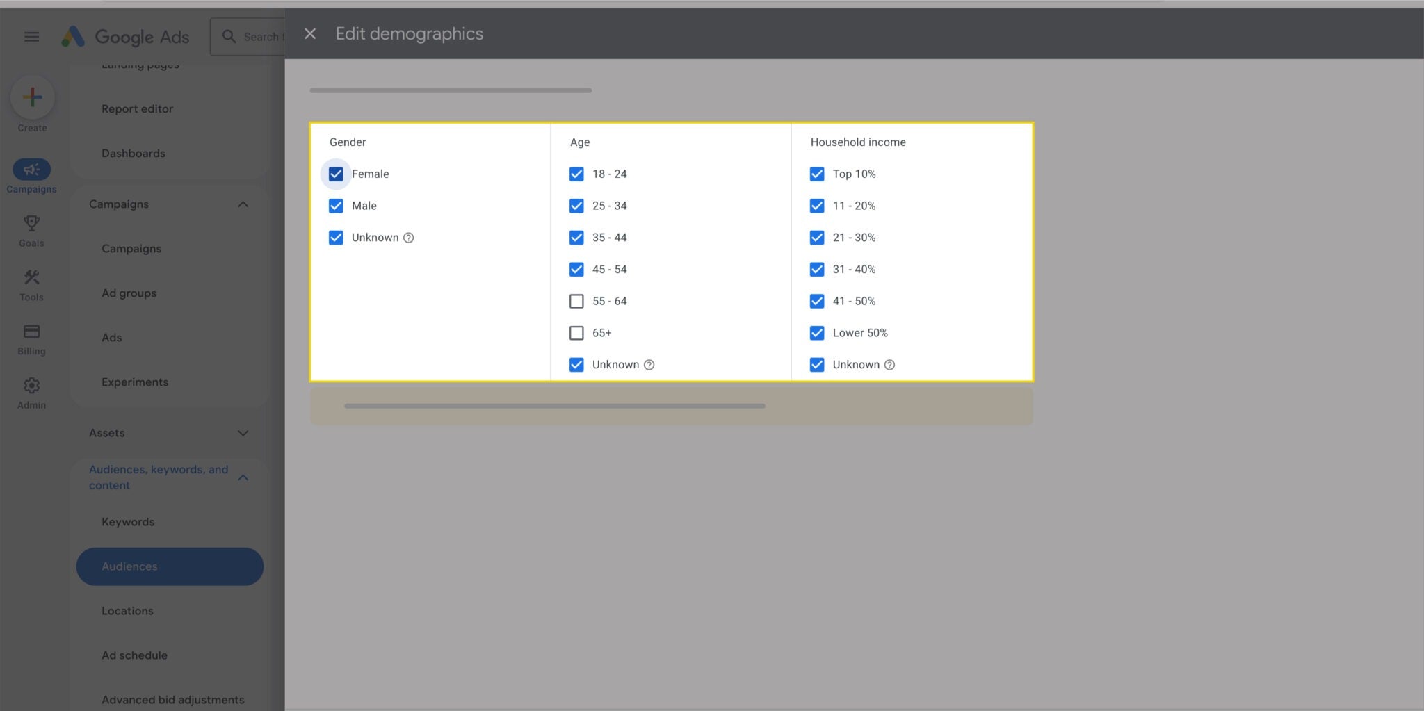 Detailed Demographics Segments