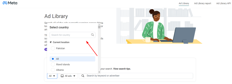 Access Facebook Ads Library