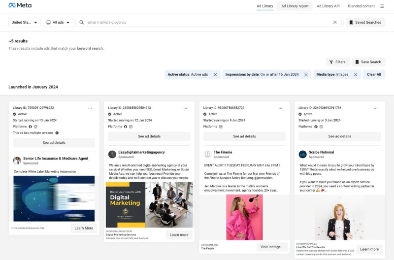 Facebook Ad Library