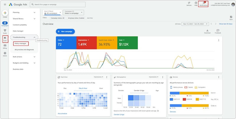 Audit Campaign Assets and Landing Pages