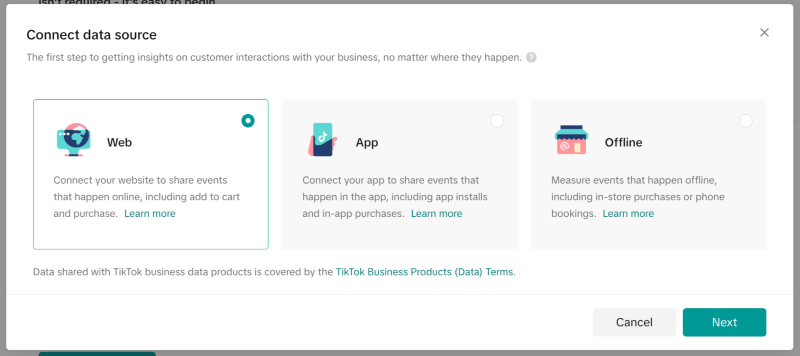 Create a TikTok Pixel